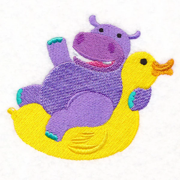 Animals on Floaties - Hippo - Image 3