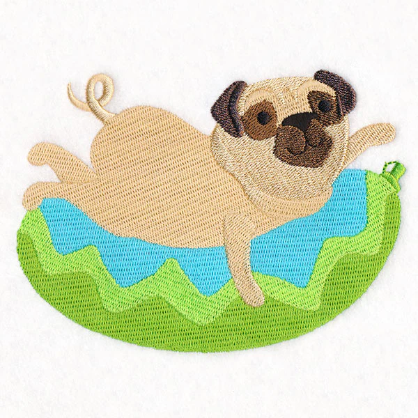 Animals on Floaties - Pug - Image 4