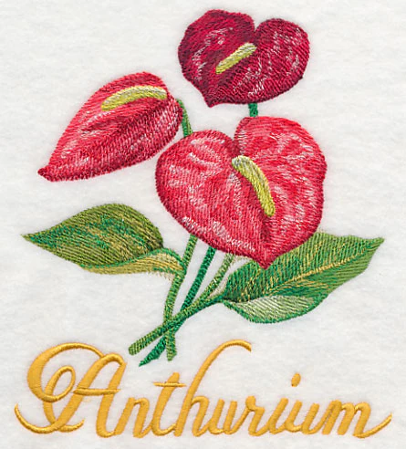 Anthurium in Watercolor - Image 2