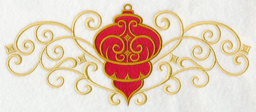 Antique Ornament in Filigree Border - Image 6