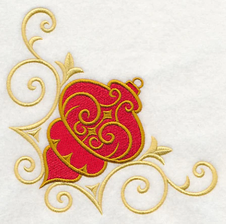 Antique Ornament in Filigree Corner - Image 4