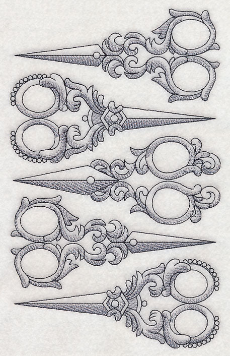 Antique Scissors Collage - Image 2