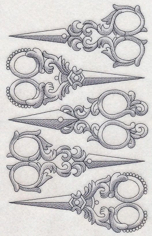 Antique Scissors Collage - Image 5