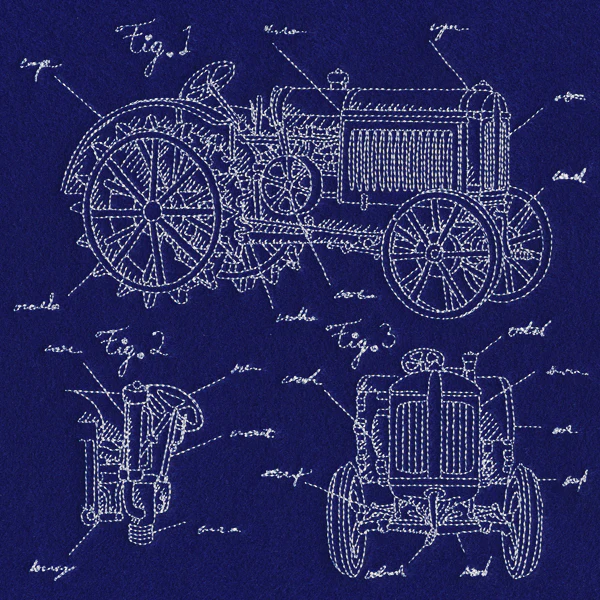 Antique Tractor Schematic - Image 2