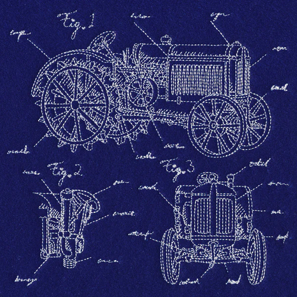 Antique Tractor Schematic - Image 3
