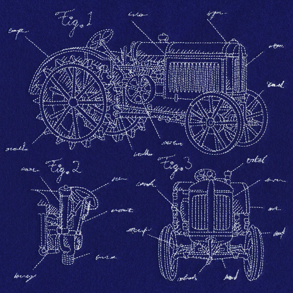 Antique Tractor Schematic - Image 5