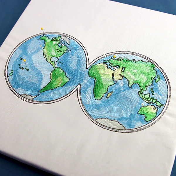Antique World Map - Image 4