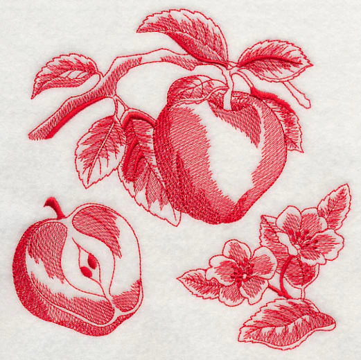 Apple Botanical (Toile) - Image 2