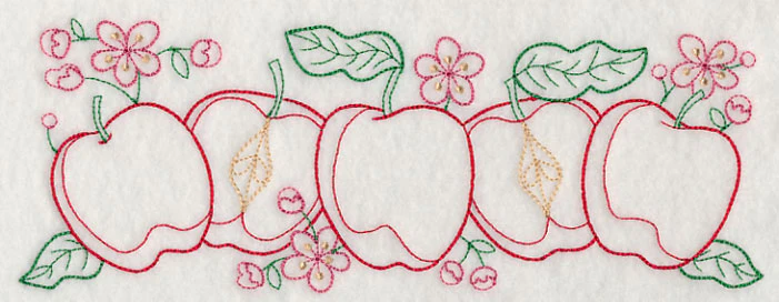 Apple Time Border (Vintage) - Image 2
