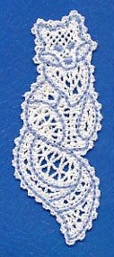 Arctic Fox Bookmark (Battenburg Lace) - Image 2
