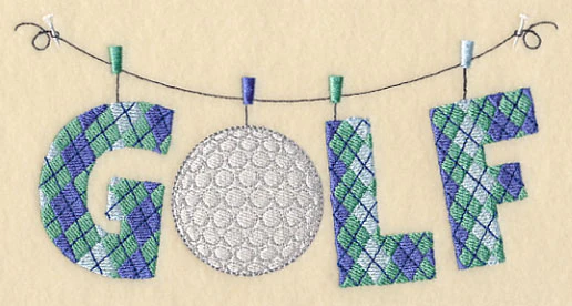 Argyle Golf Clothesline - Image 3