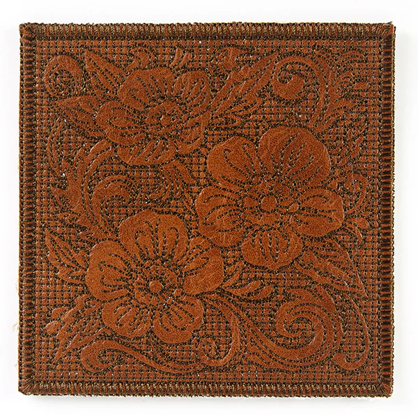 Arizona Poppy Coaster (In-the-Hoop) - Image 3