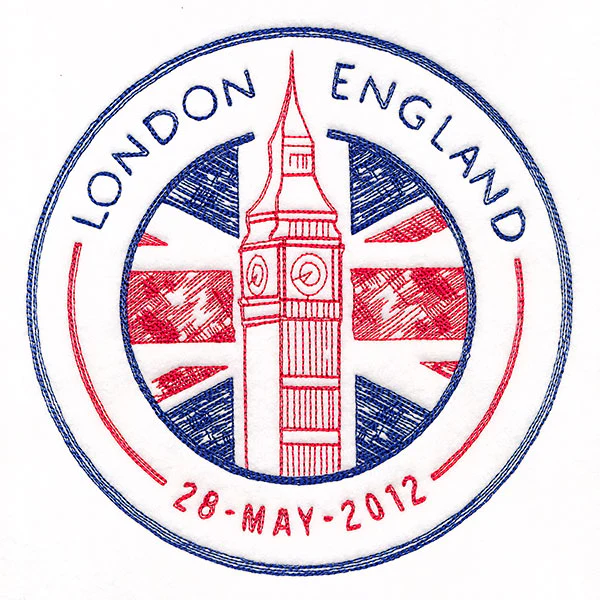 Around the World - London Stamp - Image 3