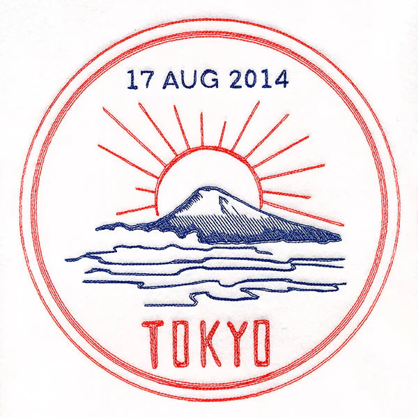 Around the World - Tokyo Stamp - Image 11