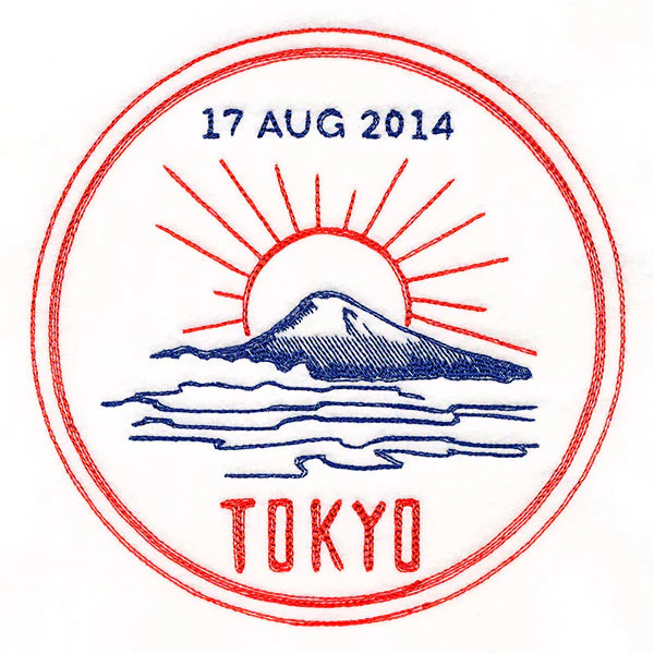 Around the World - Tokyo Stamp - Image 5