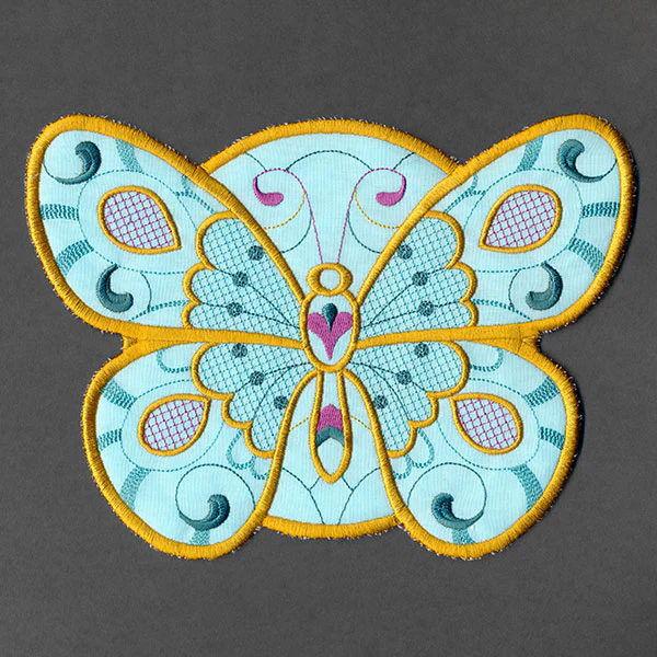 Art Deco Butterfly Trivet (In-the-Hoop) - Image 2