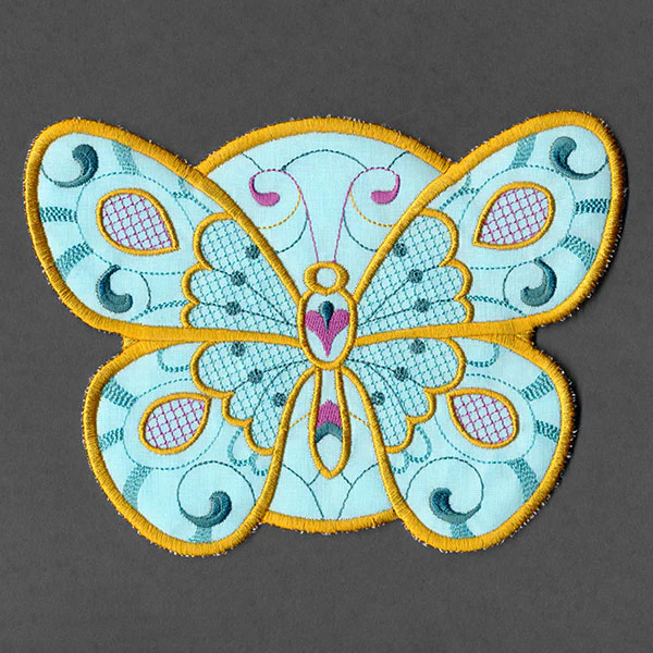 Art Deco Butterfly Trivet (In-the-Hoop) - Image 3