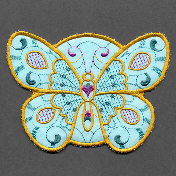Art Deco Butterfly Trivet (In-the-Hoop) - Image 5