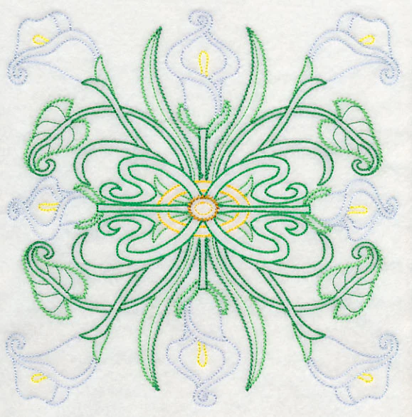Art Deco Calla Lily - Square (Vintage) - Image 6