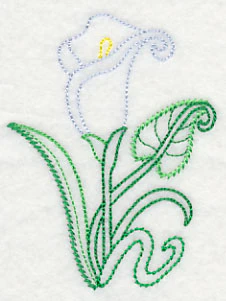 Art Deco Calla Lily (Vintage)