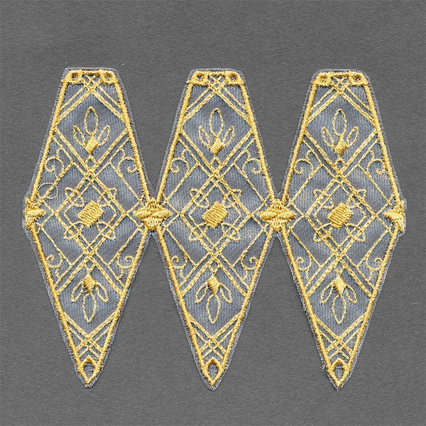 Art Deco Christmas Ornament Cover (Organza) - Image 4