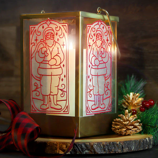 Art Deco Christmas - Santa Panel - Image 9