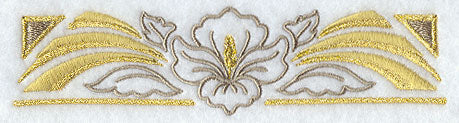Art Deco Floral Border - Image 2