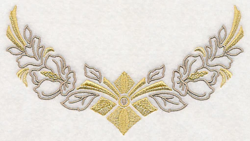 Art Deco Floral Neckline (Crewneck) - Image 2