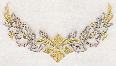Art Deco Floral Neckline (Crewneck) - Image 3