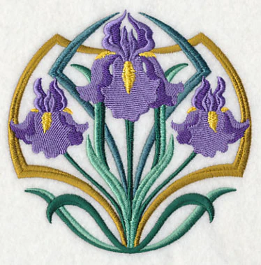 Art Deco Iris - Circle - Image 4