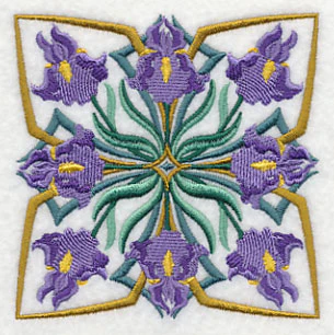 Art Deco Iris - Square - Image 5