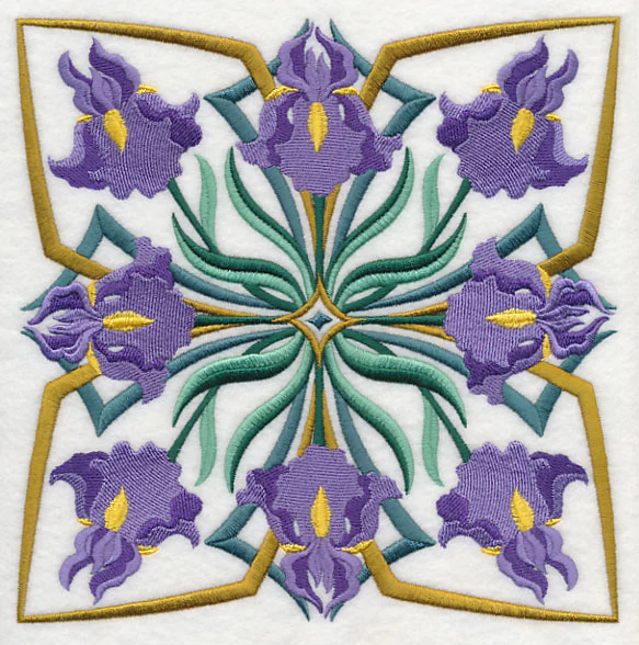 Art Deco Iris - Square - Image 6
