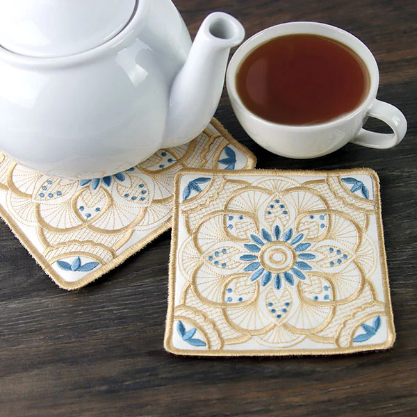 Art Deco Kaleidoscope Trivet (In-the-Hoop) - Image 7