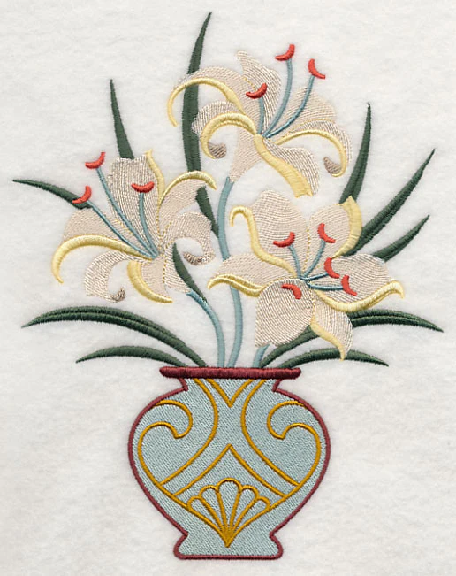 Art Deco Lily Bouquet - Image 6