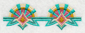 Art Deco Sunburst Border - Image 5