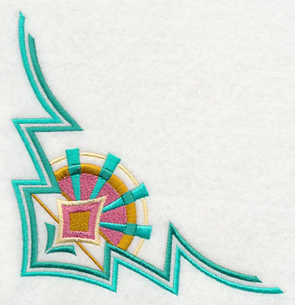 Art Deco Sunburst Corner - Image 4