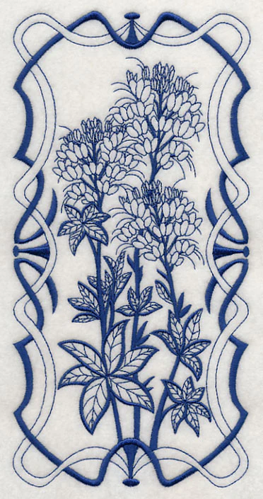 Art Nouveau Blue Spider (Bluework) - Image 2