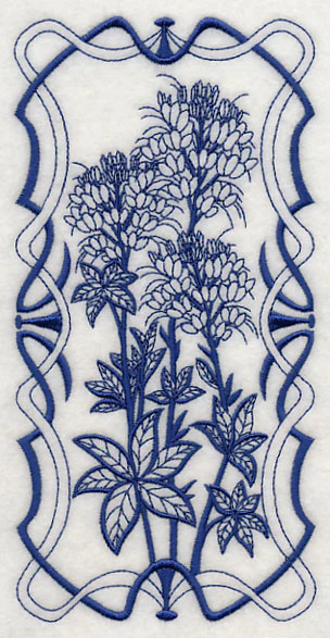 Art Nouveau Blue Spider (Bluework) - Image 3
