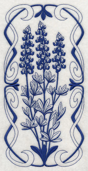 Art Nouveau Bluebonnet (Bluework) - Image 2