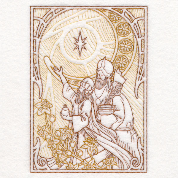 Art Nouveau Gilded Magi