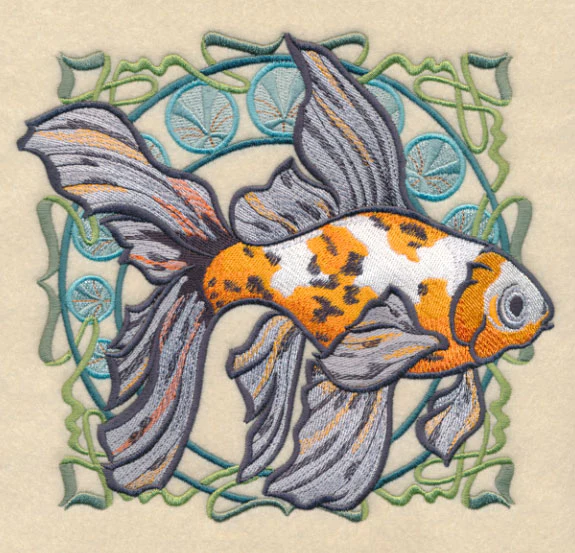 Art Nouveau Goldfish - Image 4