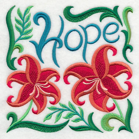 Art Nouveau Hope with Scarlet Lily - Image 3