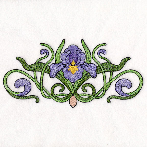 Art Nouveau Iris Feature - Image 3