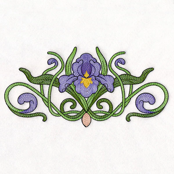 Art Nouveau Iris Feature - Image 5