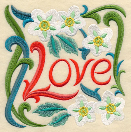 Art Nouveau Love with Lenten Rose - Image 3