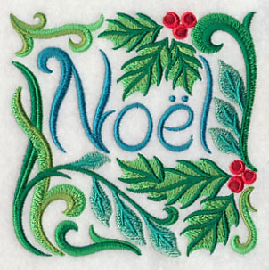 Art Nouveau Noel with Holly - Image 5
