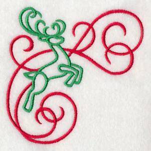 Art Nouveau Reindeer Corner - Image 3