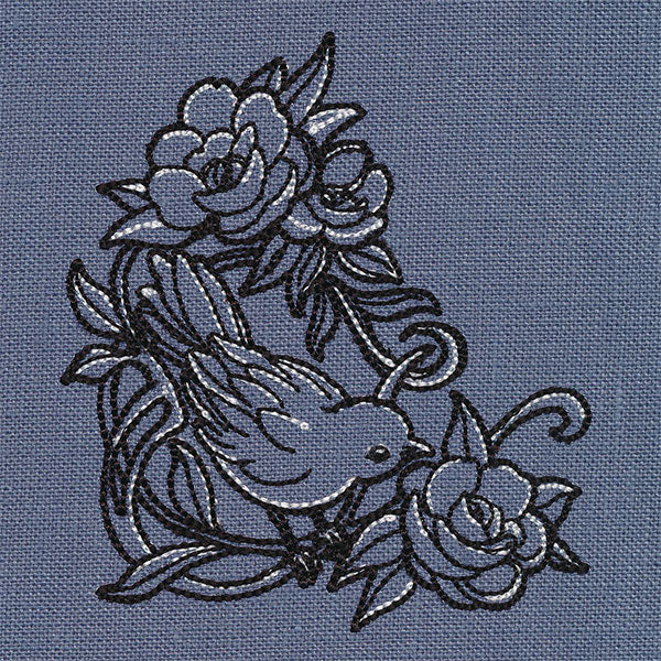Art Nouveau Sparrow Corner - Image 5