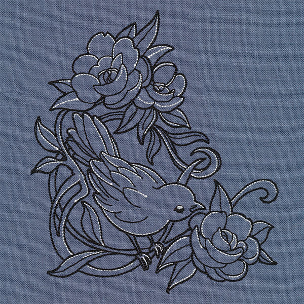 Art Nouveau Sparrow Corner - Image 7