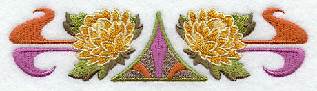 Arts and Crafts Chrysanthemum Border - Image 2